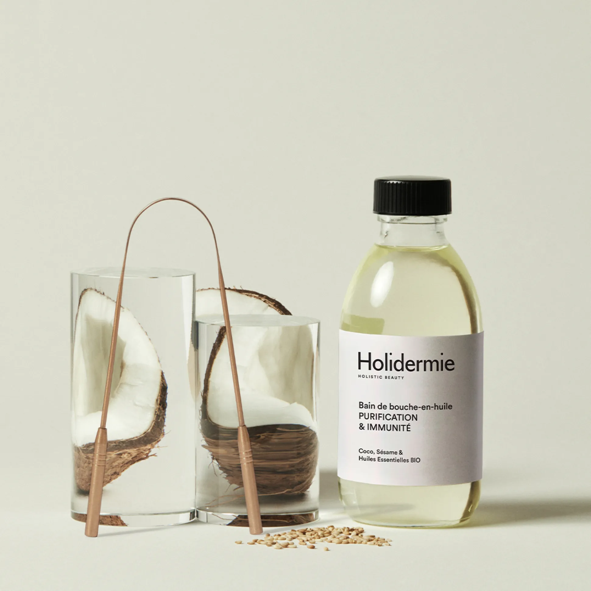 Gratte-Langue en Cuivre