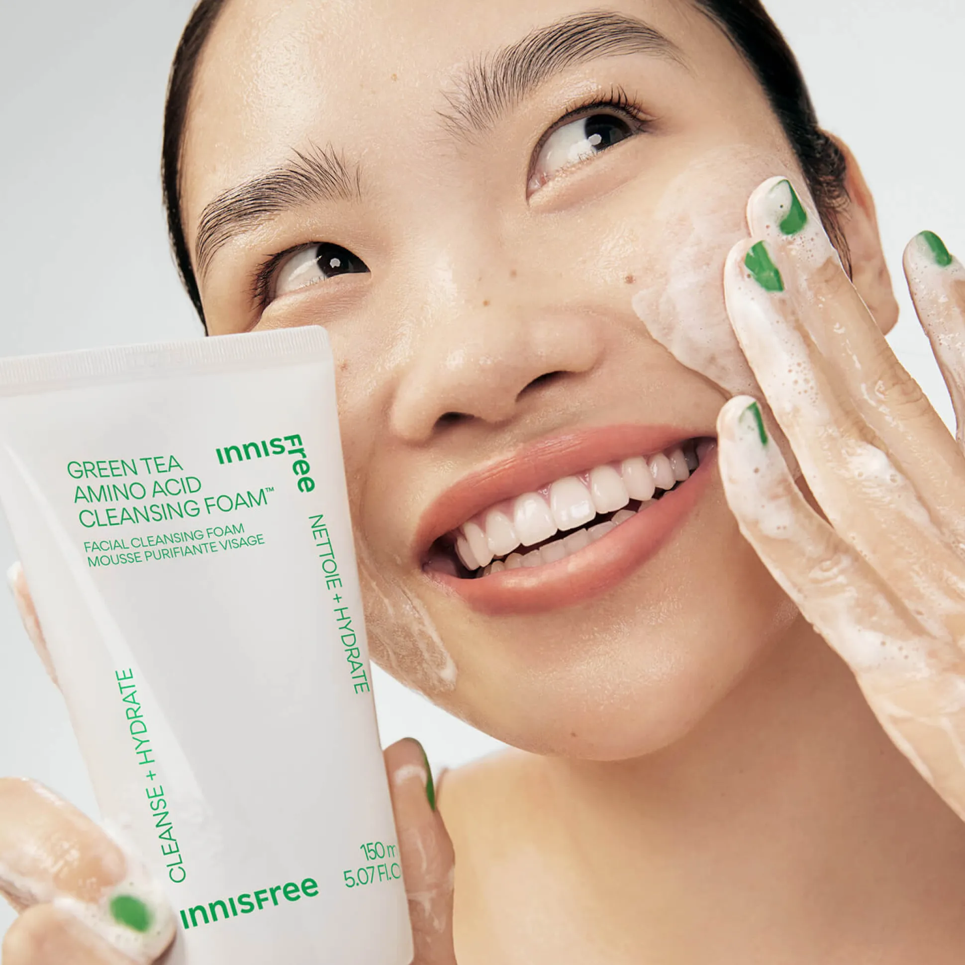Green Tea Amino Acid Cleansing Foam Mousse Nettoyante
