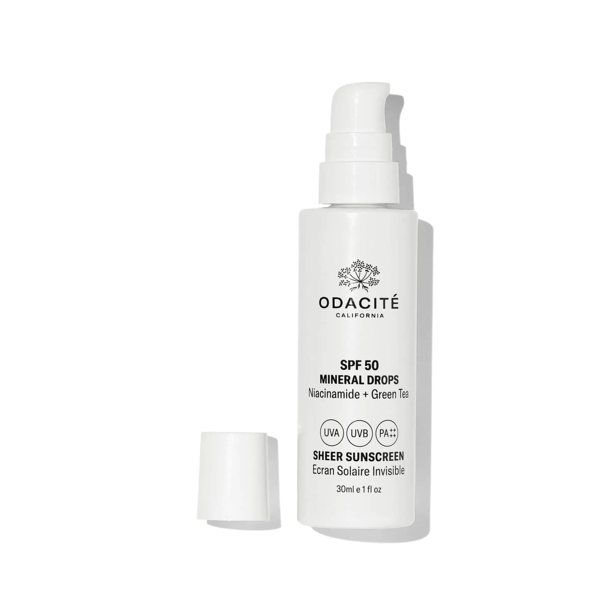 SPF50 Mineral Drops Niacinamide + Green Tea Écran Solaire Invisible